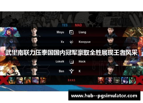 武里南联力压泰国国内冠军豪取全胜展现王者风采